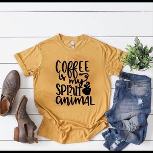 Coffee is my spirit animal, women’s shirt
